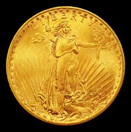 1911-s Gold St. Gaudens Double Eagle Near Top Pop $20 ms66+ SEGS
