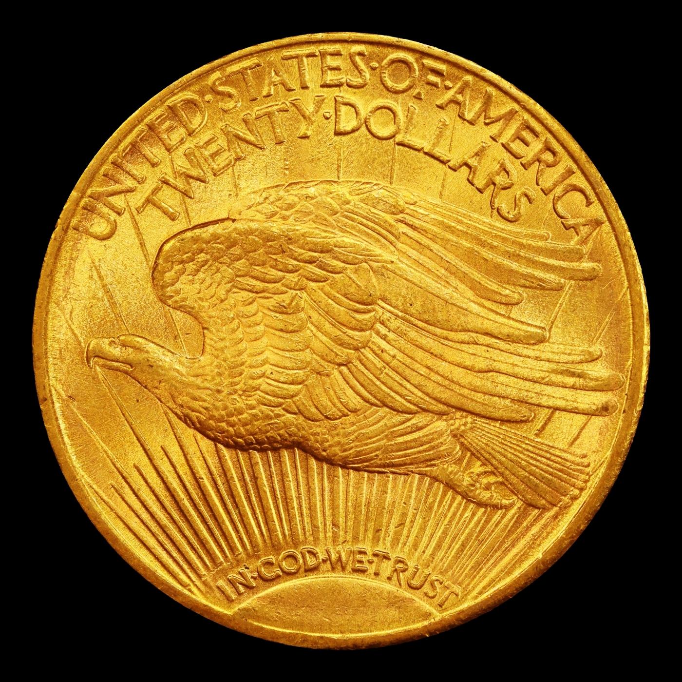 1911-s Gold St. Gaudens Double Eagle Near Top Pop $20 ms66+ SEGS