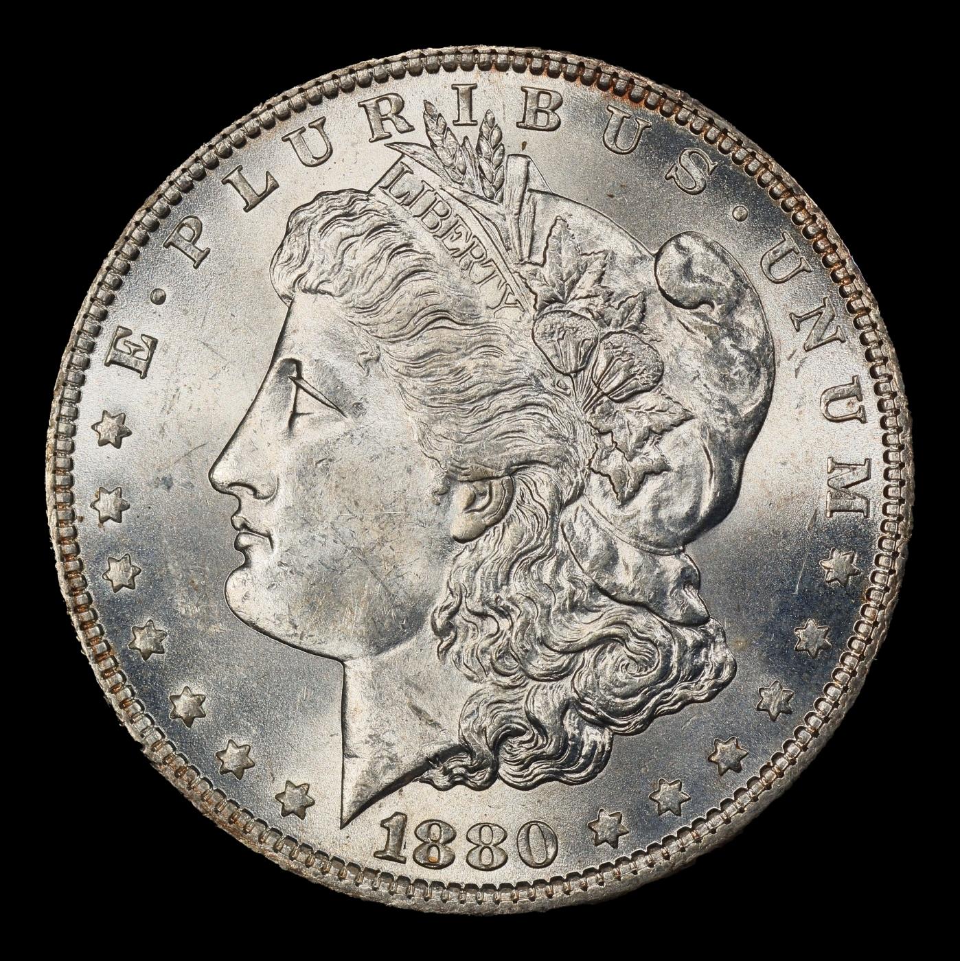 1880-o Morgan Dollar $1 ms64+ SEGS