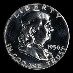 1956 Ty I Proof Franklin Half Dollar TOP POP! 50c pr69 SEGS