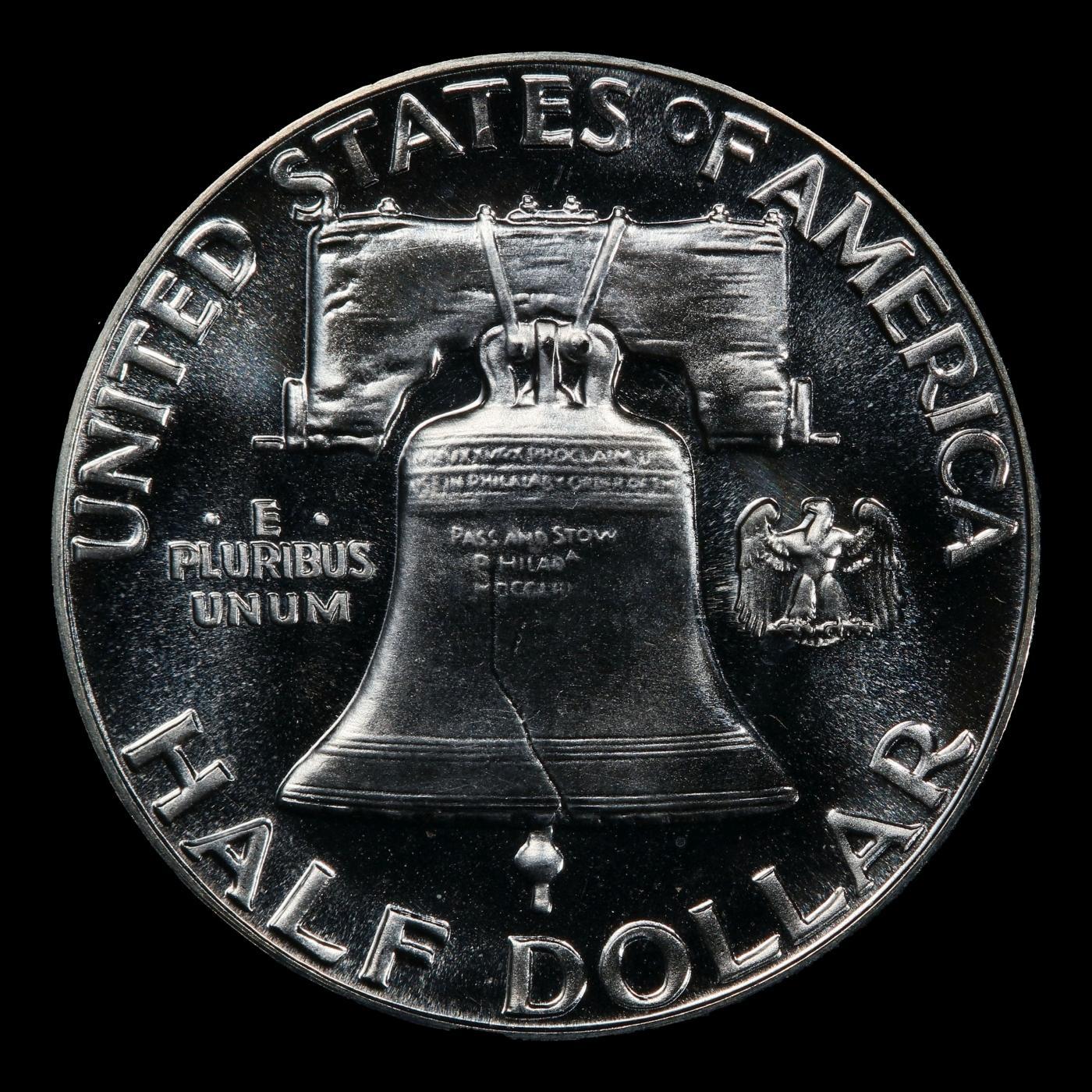 1956 Ty I Proof Franklin Half Dollar TOP POP! 50c pr69 SEGS