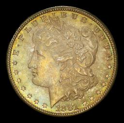 1881-s Morgan Dollar Toned $1 ms67 SEGS