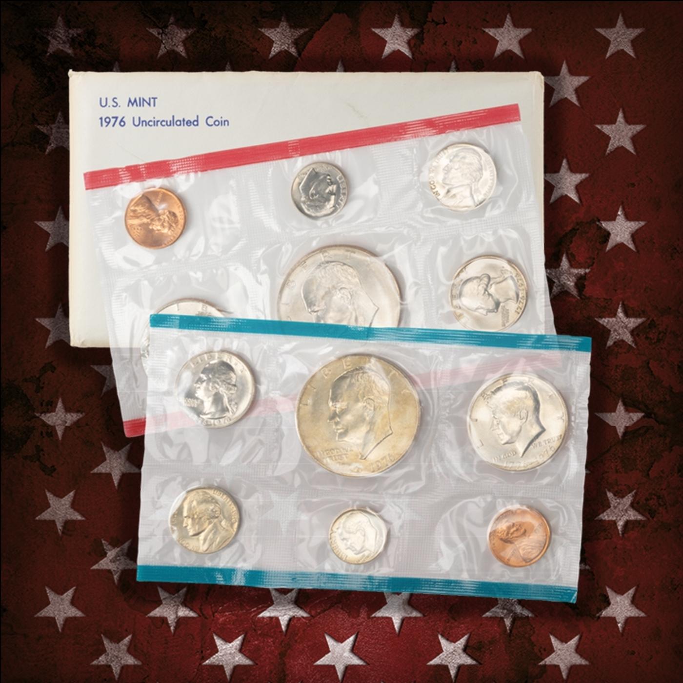 1968-2008 40 Years Mint Set Run - 533 Coins, 41 Complete Sets