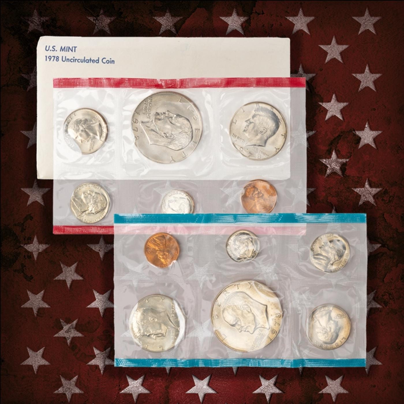 1968-2008 40 Years Mint Set Run - 533 Coins, 41 Complete Sets