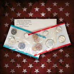 1968-2008 40 Years Mint Set Run - 533 Coins, 41 Complete Sets