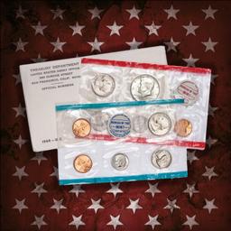1968-2008 40 Years Mint Set Run - 533 Coins, 41 Complete Sets