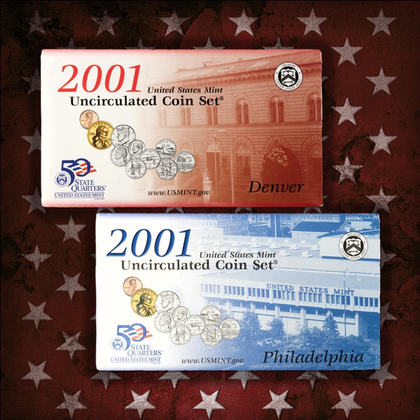 1968-2008 40 Years Mint Set Run - 533 Coins, 41 Complete Sets
