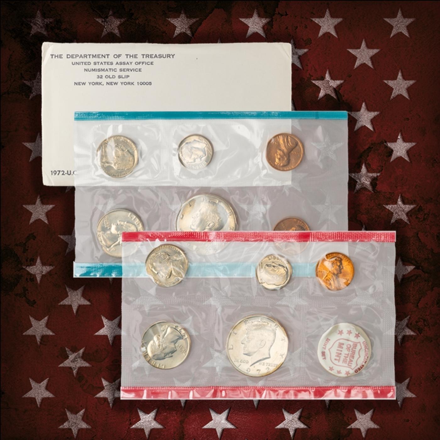 1968-2008 40 Years Mint Set Run - 533 Coins, 41 Complete Sets