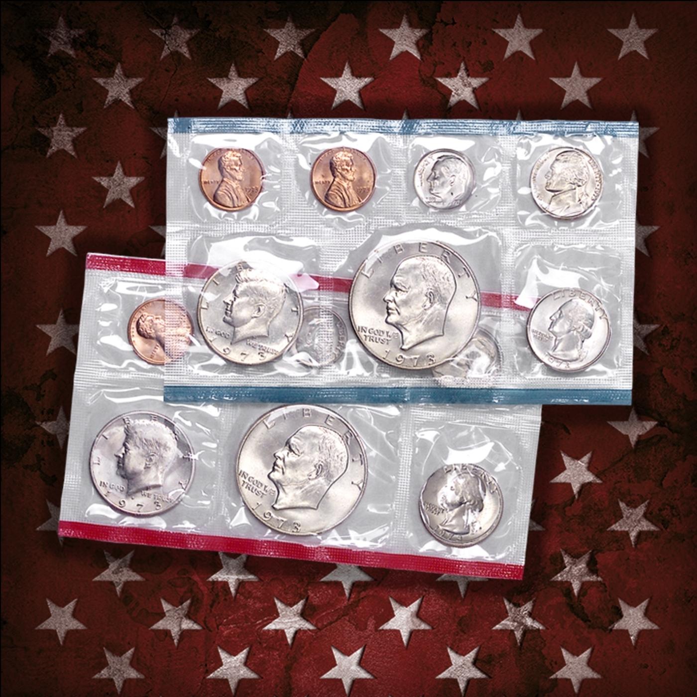 1968-2008 40 Years Mint Set Run - 533 Coins, 41 Complete Sets