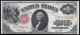 1917 $1 Large Size Legal Tender Note Grades xf Signatures Speelman/White