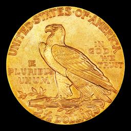1928-p Gold Indian Quarter Eagle Near Top Pop! $2 1/2 ms65+ SEGS