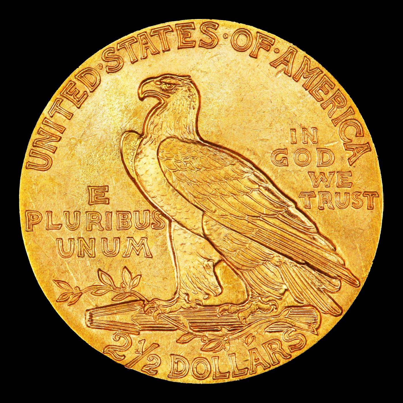 1928-p Gold Indian Quarter Eagle Near Top Pop! $2 1/2 ms65+ SEGS