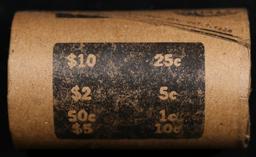 DS- 20 Coin GIMBLES Roll Circ Peace Dollar B+
