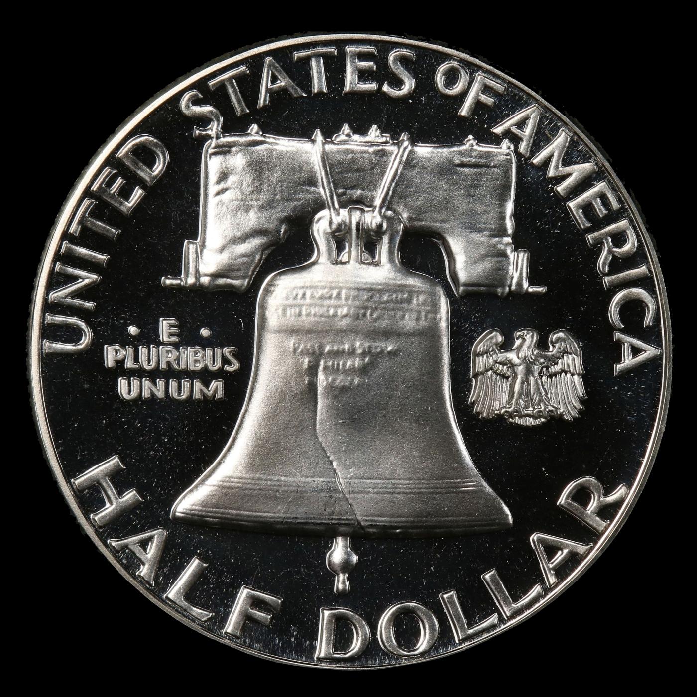 1961 Proof Franklin Half Dollar Near Top Pop! 50c pr68+ DCAM SEGS