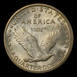 1917-d Ty I Standing Liberty Quarter 25c ms66+ fh SEGS