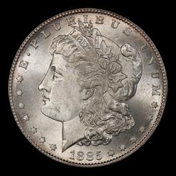 1885-s Morgan Dollar $1 ms65+ SEGS