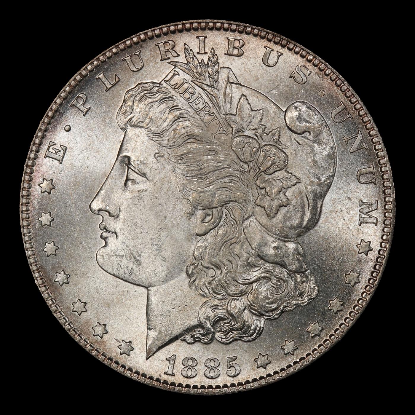 1885-s Morgan Dollar $1 ms65+ SEGS