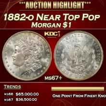 1882-o Morgan Dollar Near Top Pop $1 ms67+ SEGS