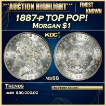 1882-p Morgan Dollar Near Top Pop! $1 ms67+ SEGS