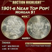 1901-s Morgan Dollar Near Top Pop! $1 ms66+ SEGS