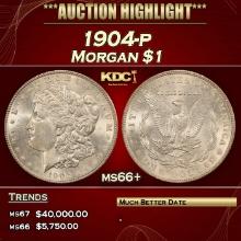 1904-p Morgan Dollar $1 ms66+ SEGS