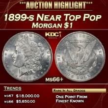 1899-s Morgan Dollar Near Top Pop $1 ms66+ SEGS