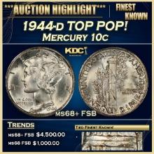 1944-d Mercury Dime TOP POP! 10c ms68+ FSB SEGS