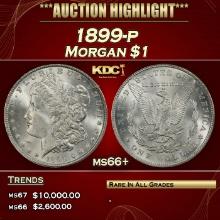 1899-p Morgan Dollar $1 ms66+ SEGS