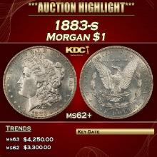 1883-s Morgan Dollar $1 ms62+ USCG