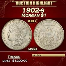 1902-s Morgan Dollar $1 ms63 USCG