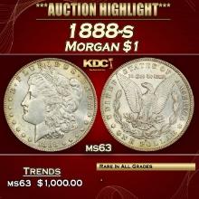 1888-s Morgan Dollar $1 ms63 USCG