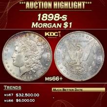 1898-s Morgan Dollar $1 ms66+ SEGS