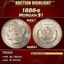 1886-s Morgan Dollar $1 ms64+ SEGS