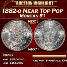 1882-o Morgan Dollar Near Top Pop $1 ms67+ SEGS