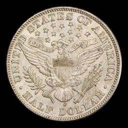 1908-o Barber Half Dollars 50c Grades ms62