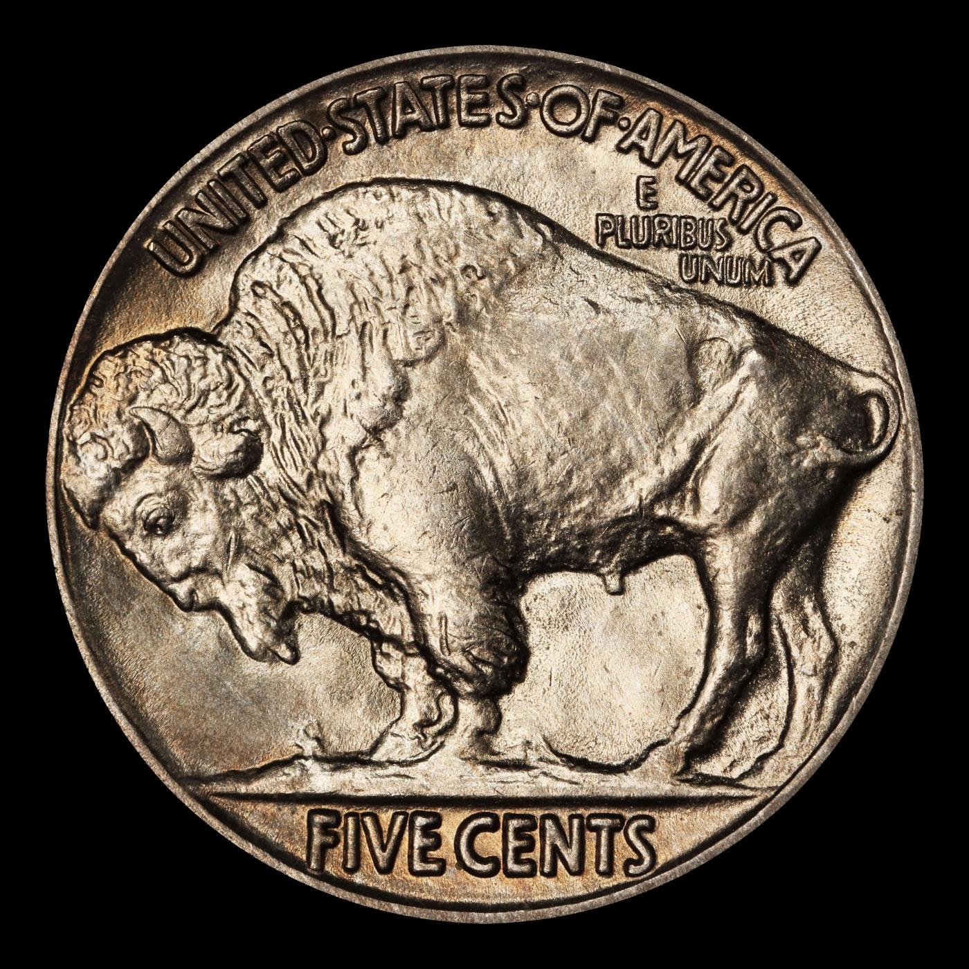 1915-p Buffalo Nickel 5c Grades ms65
