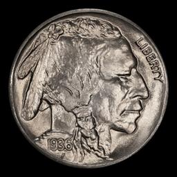 1936-s Buffalo Nickel TOP POP! 5c ms67+ SEGS
