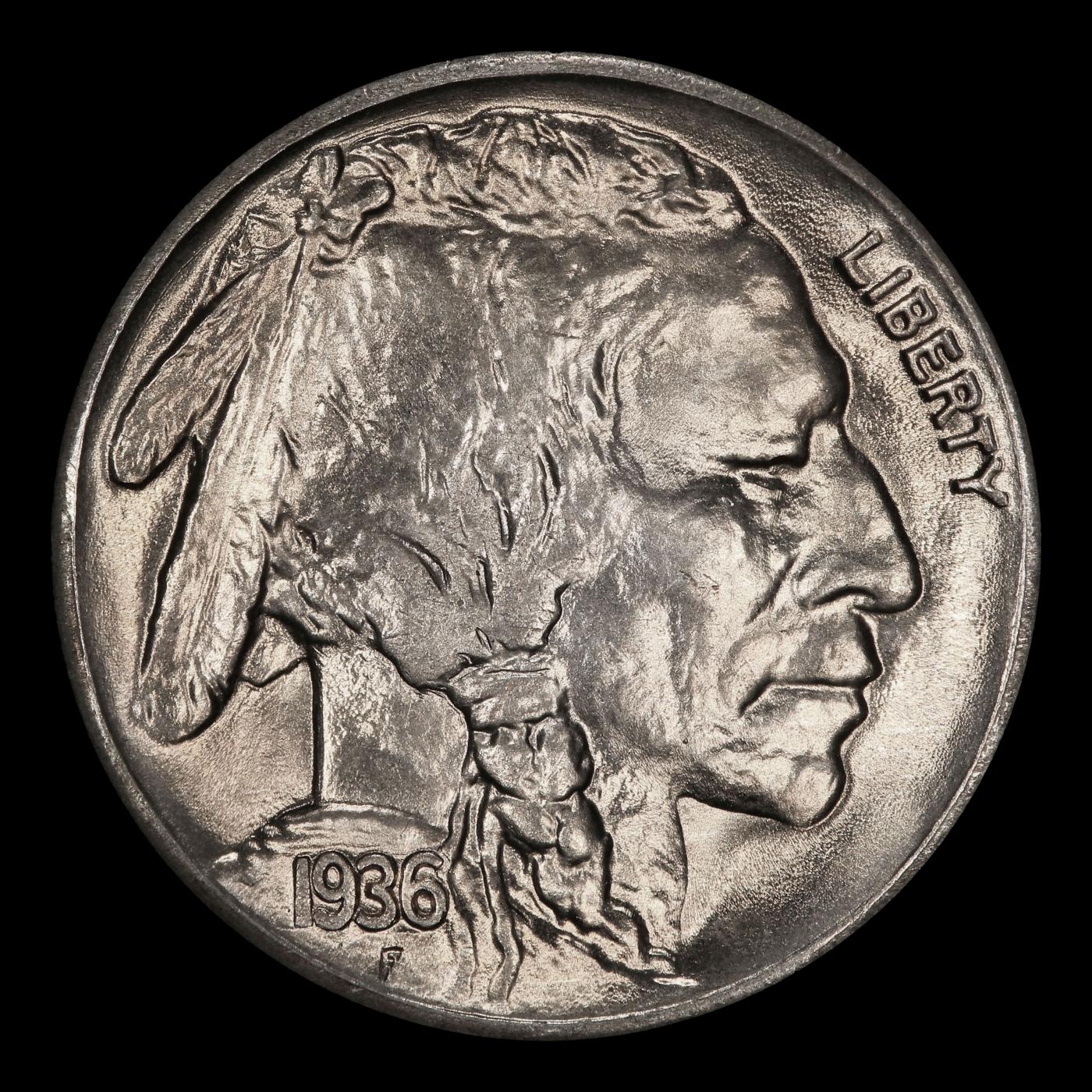 1936-s Buffalo Nickel TOP POP! 5c ms67+ SEGS