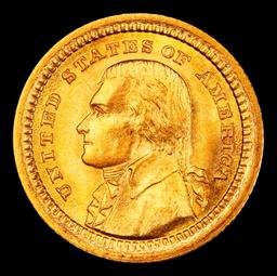 1903 Jefferson Louisiana Purchase Gold Commem Dollar Near Top Pop! 1 ms67+ SEGS