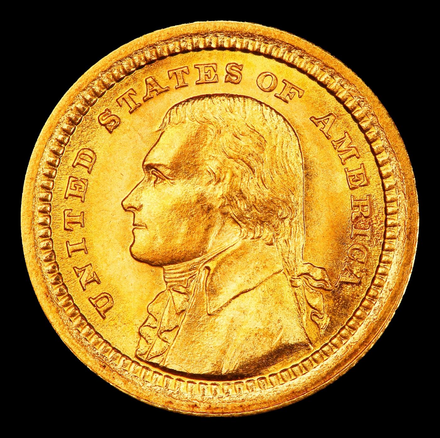 1903 Jefferson Louisiana Purchase Gold Commem Dollar Near Top Pop! 1 ms67+ SEGS