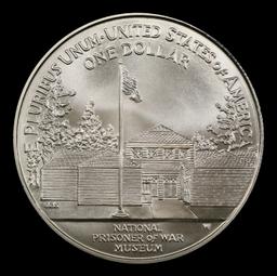 1994-w Prisoner of War Modern Commem Dollar $1 ms70 SEGS