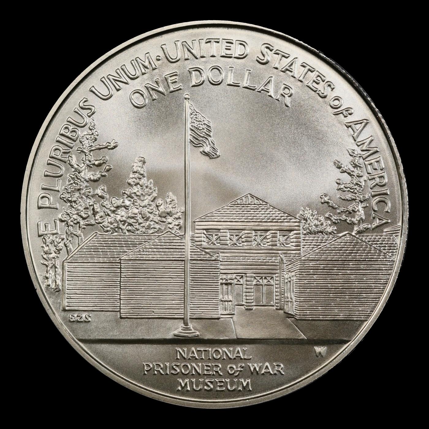 1994-w Prisoner of War Modern Commem Dollar $1 ms70 SEGS