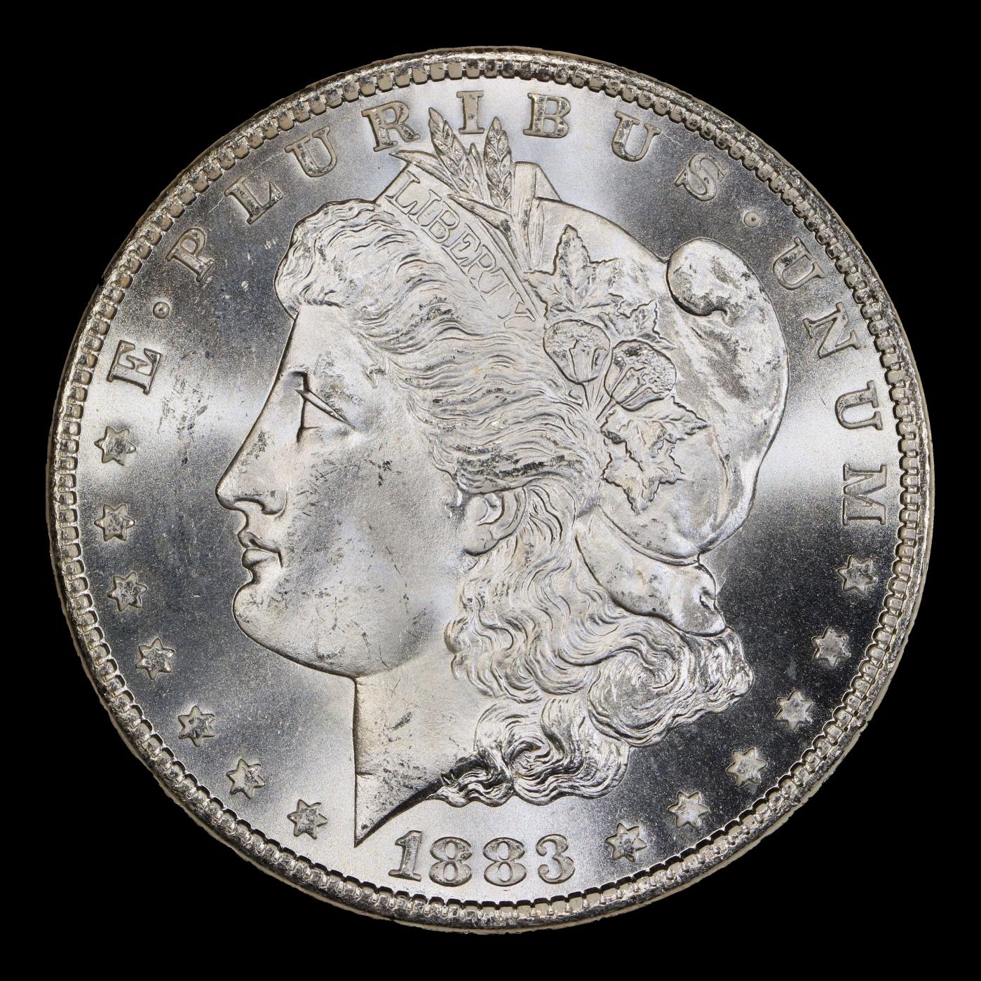 1883-cc Morgan Dollar Near Top Pop $1 ms67+ SEGS