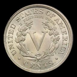 1889 Liberty Nickel TOP POP! 5c ms67+ SEGS