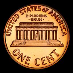 PCGS 1970-s Lg Date Proof Lincoln Cent Rainbow Toned Near Top Pop! 1c pr68 RB PCGS