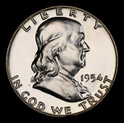 1954 Proof Franklin Half Dollar 50c pr68+ SEGS
