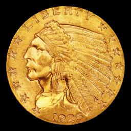 1925-d Gold Indian Quarter Eagle $2 1/2 ms65+ SEGS