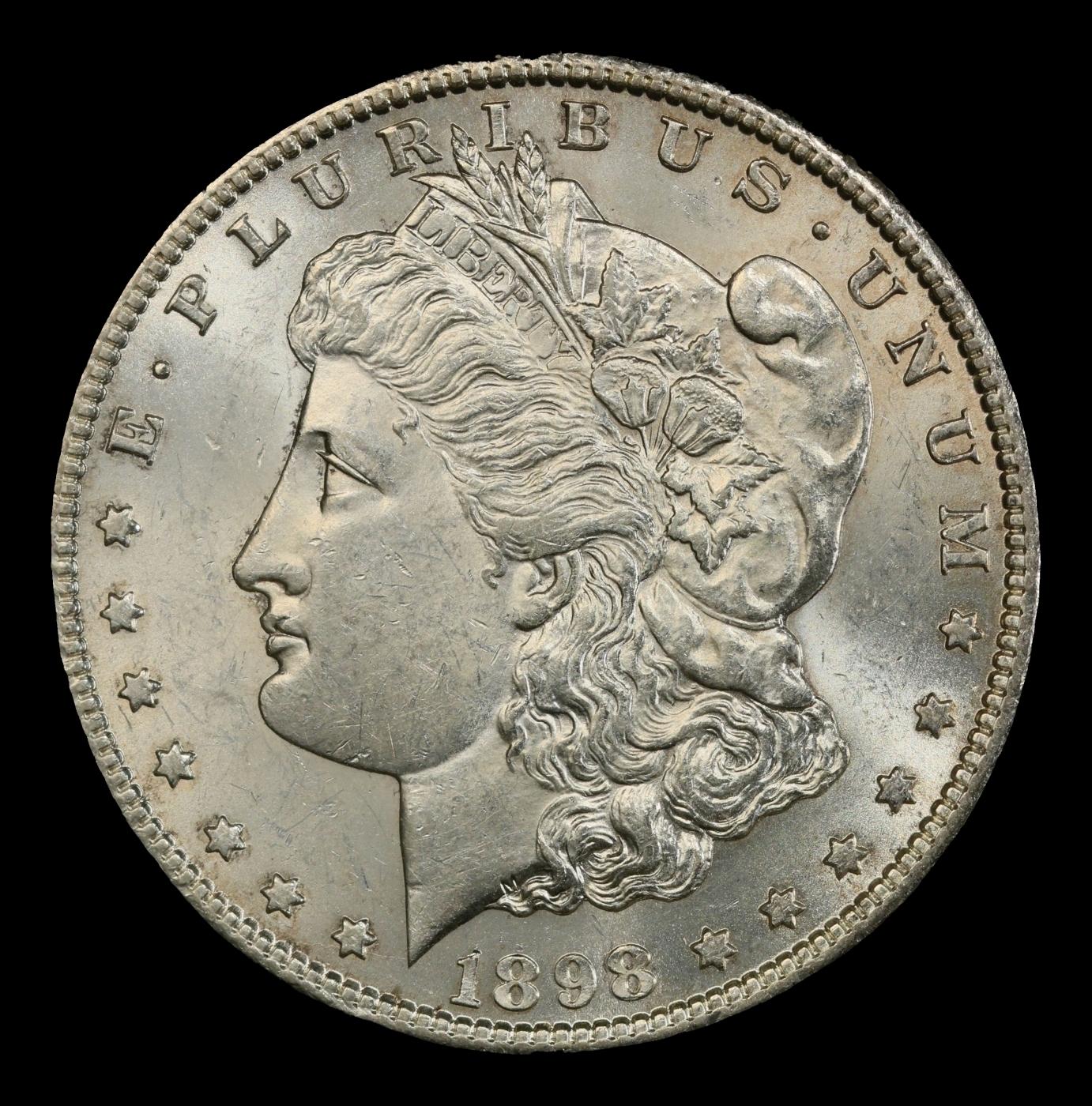 1898-s Morgan Dollar $1 ms63+ SEGS