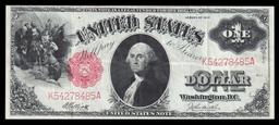 1917 $1 Large Size Legal Tender Note Grades xf Signatures Teehee/Burke