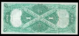 1917 $1 Large Size Legal Tender Note Grades xf Signatures Teehee/Burke